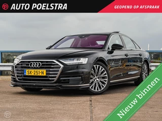 Audi A8 50 TDI quattro Pro Line Plus ABT Panoramadak Achterasbesturing Luchtvering Matrix LED B&O Trekhaak Stoelverwarming Camera