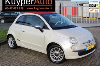 Fiat 500 C 0.9 TwinAir Lounge cabrio parelmoer ,,nap,, lage km rijklaar prijs 2e eig,