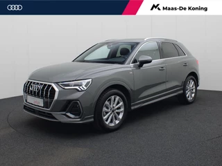 Hoofdafbeelding Audi Q3 Audi Q3 35 TFSI/150PK S Line · Elektrische stoelen · Stoelverwarming · Trekhaak · Leder/Alcantara ·Garantie tot september 2029 of 100.000km
