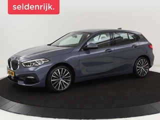 BMW 1-serie 118i Executive Edition | Sport Line | Carplay |  Sportstoelen | Half leder | Live Cockpit | Climate control | Parkeerhulp | Cruise control | 'Storm Bay' Metallic