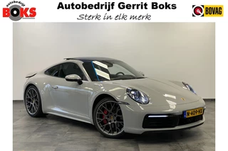 Porsche 911 3.0 Carrera 4S Sport chrono Bose Dealer onderhouden Kreide Grau Panoramadak ACC 450PK!