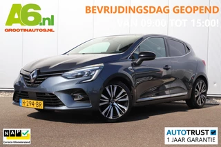 Renault Clio 1.0 TCe Initiale Paris 101PK Groot Navigatie Achteruitrijcamera Lederen Bekleding 17 inch LMV