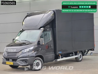 Iveco Daily 35S21 3.0L Automaat Laadklep Zijdeur ACC LED CarPlay Lat om Lat D'Hollandia 3,5t Trekvermogen Meubelbak Koffer Bakwagen 21m3 Airco