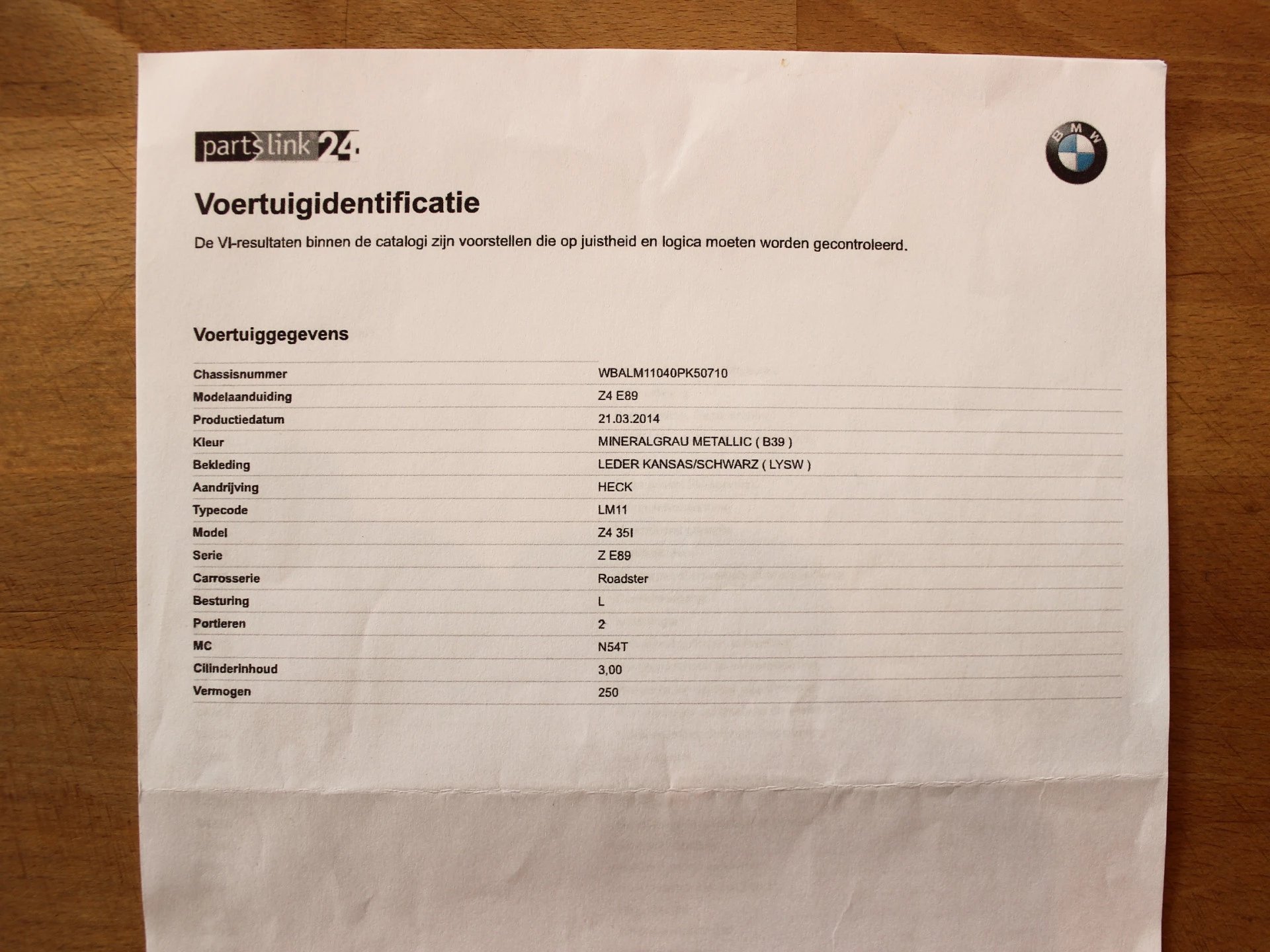 Hoofdafbeelding BMW Z4