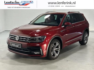 Hoofdafbeelding Volkswagen Tiguan Volkswagen Tiguan 2.0 TDI 150 pk DSG R Line 4 Motion Grijs kenteken Leder Zwart, Panodak, LED, Parkeerhulp, 2-Zits