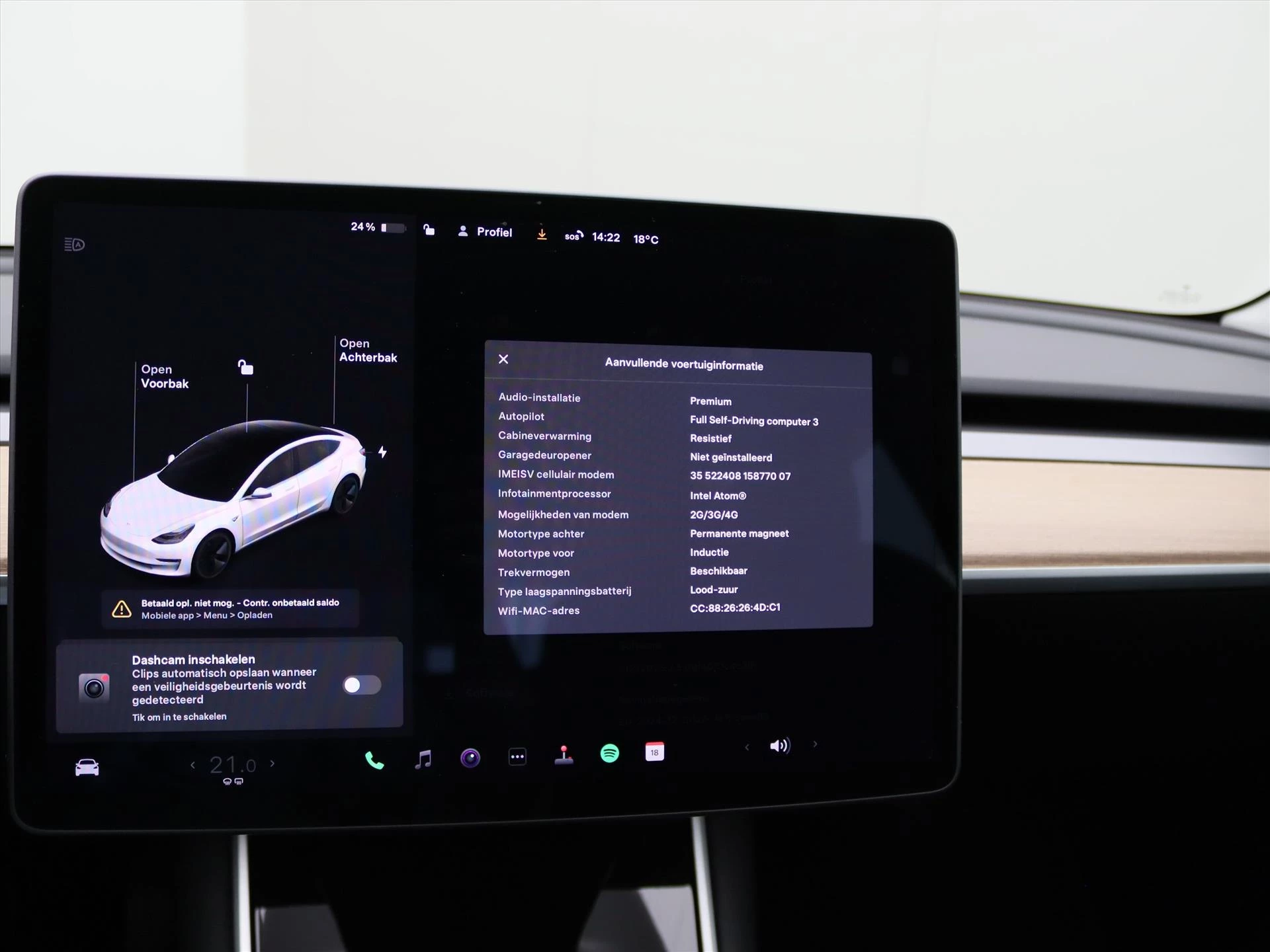 Hoofdafbeelding Tesla Model 3