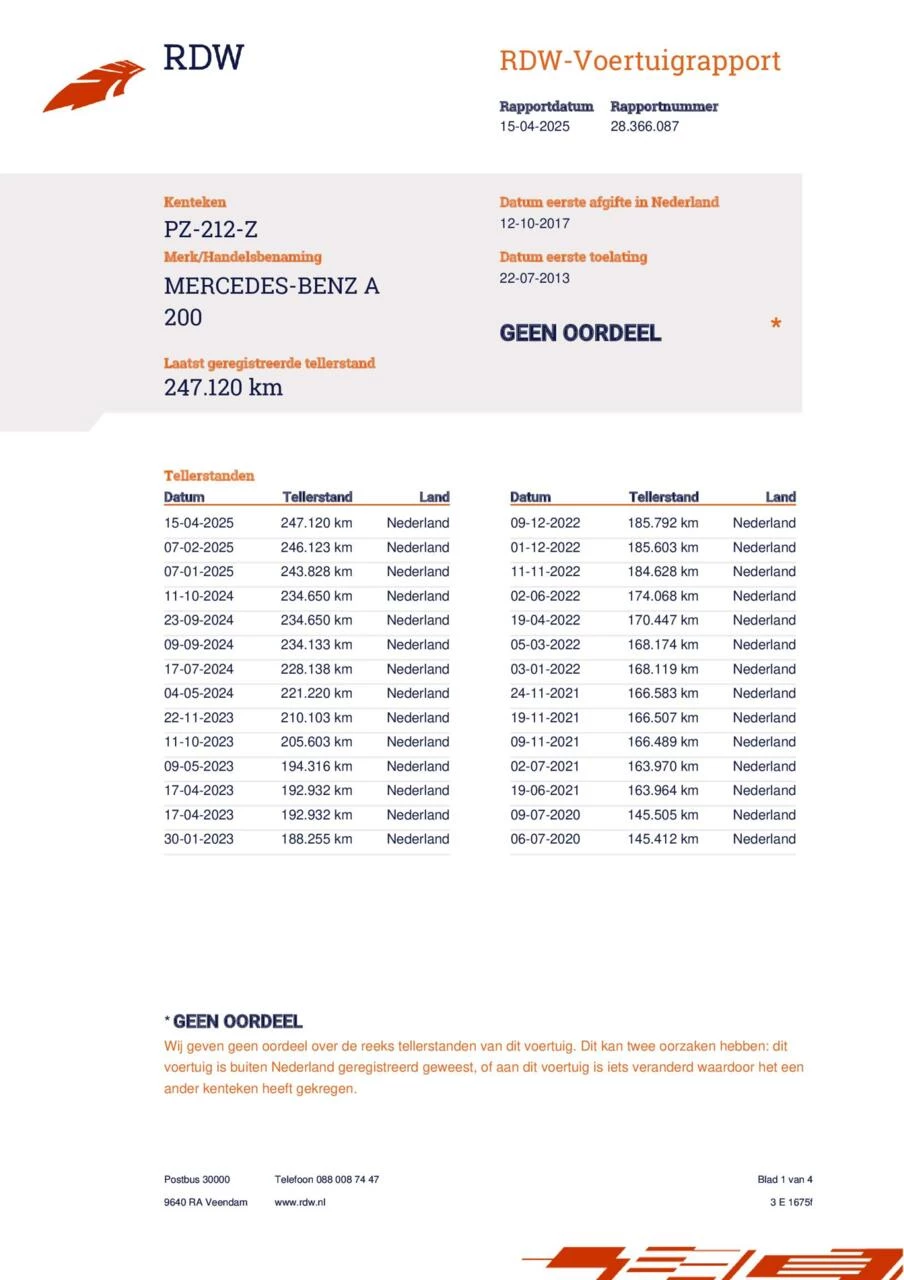 Hoofdafbeelding Mercedes-Benz A-Klasse