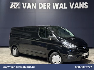 Ford Transit Custom 2.0 TDCI 131pk L2H1 Euro6 Airco | Navigatie | Apple Carplay | LED | Cruisecontrol | 2800kg Trekhaak Android Auto, Parkeersensoren, Bijrijdersbank