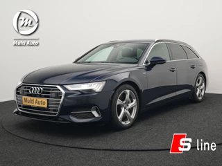 Audi A6 Avant 50 TFSI e Quattro S Line Plug In Hybrid 299pk Dealer O.H PHEV | Trekhaak af Fabriek | Adaptive Cruise | Head Up | Matrix LED |  Camera | Sfeerverlichting | 19"L.M | Apple Carplay | Sportstoelen Verwarmd |