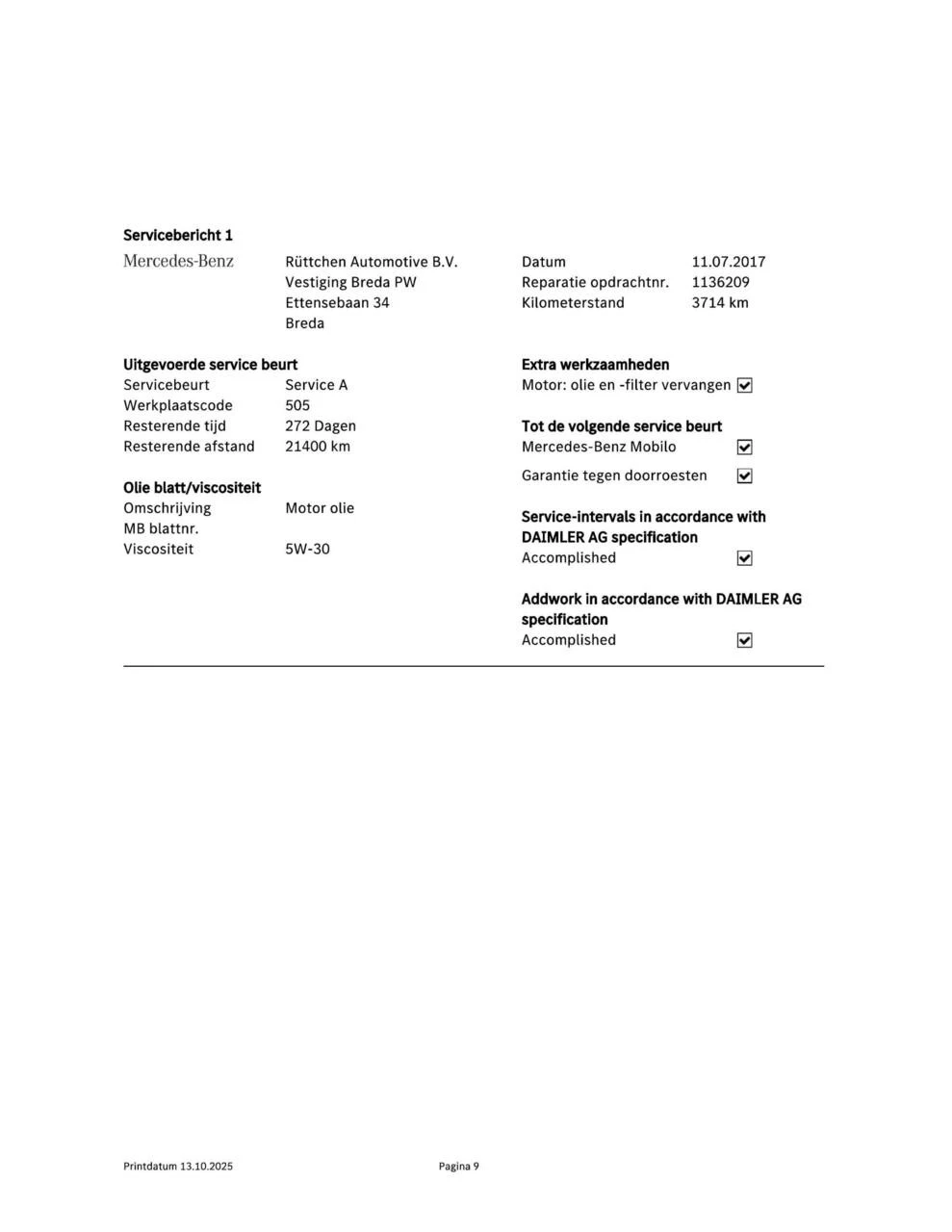 Hoofdafbeelding Mercedes-Benz A-Klasse