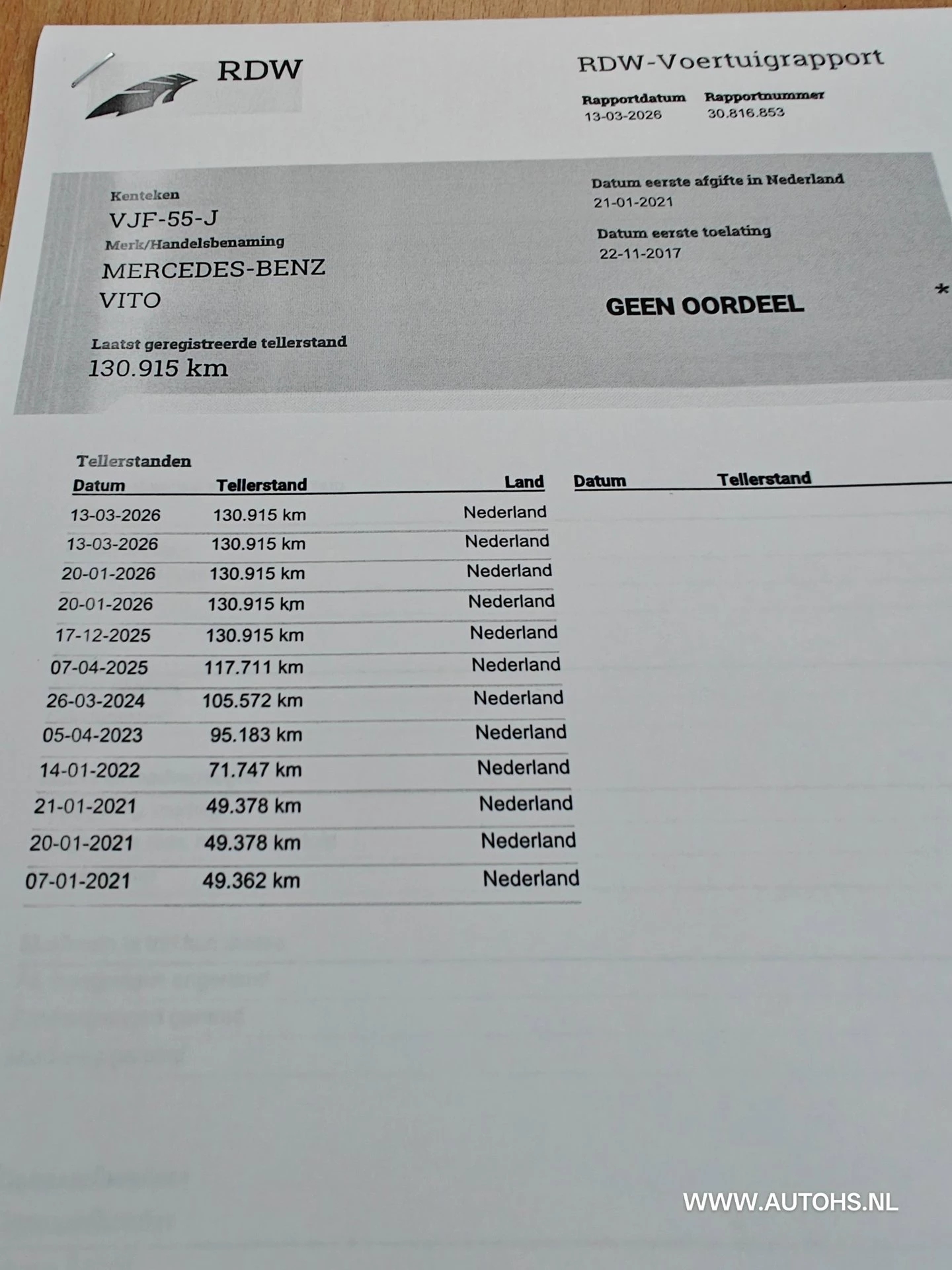 Hoofdafbeelding Mercedes-Benz Vito