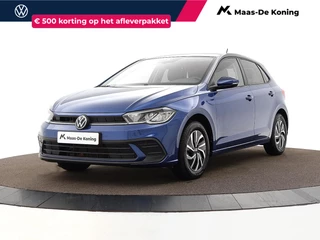Volkswagen Polo 1.0 TSI 95pk Life · Apple/Android Car Play · Navigatie · P-Sensoren · DAB · Airco · 15'' Inch · Garantie t/m 26-10-2027 of 100.000km