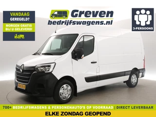 Renault Master T35 2.3 dCi L2H2 180PK Airco Camera Carplay Cruise Navigatie PDC 3 Persoons Elektrpakket