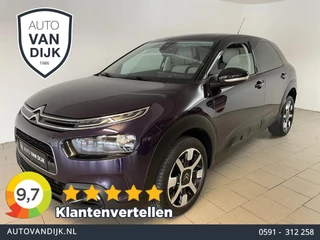 Citroen C4 Cactus 1.2 Shine 110PK AUTOMAAT AIRCO CLIMA NAVI CRUISE PANO LEER STOELVERW PDC CAM 1STE EIG NIEUWSTAAT