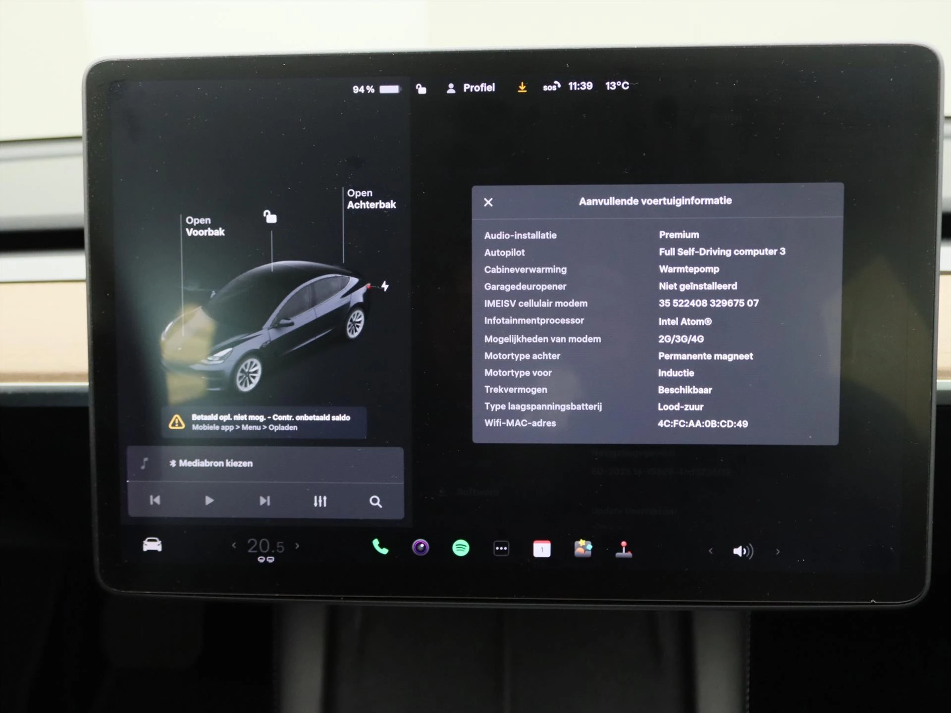 Hoofdafbeelding Tesla Model 3