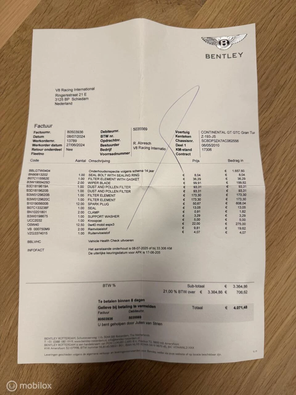 Hoofdafbeelding Bentley Continental GT