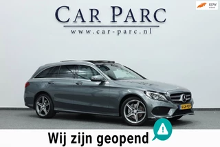 Mercedes-Benz C-klasse Estate 180 AMG Line LED/SFEER/PANORAMADAK/LEDER+S.VERWARMING/LMV/CRUISE/ECC/12 MDN GARANTIE!