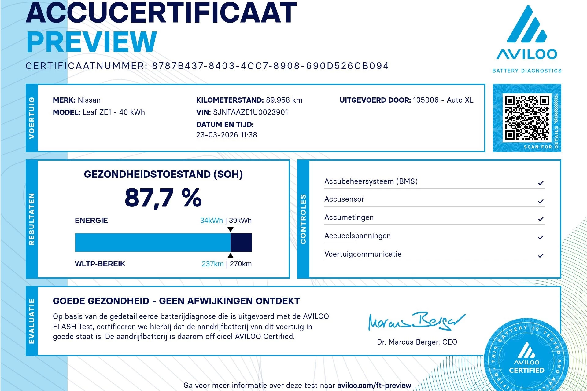 Hoofdafbeelding Nissan Leaf