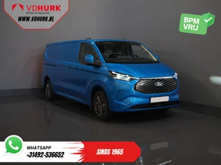 Ford E-Transit Custom 340 65 kWh 330km WLTP L2 Limited Garantie 5 jaar/ 2.3t Trekverm./ Snellader/ Matrix LED/ B&O/ Adapt.Cruise/ Standkachel/ Carplay/ Camera