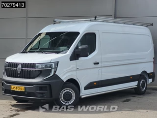 Renault Master 130PK 2025 model L3H2 Imperiaal Sidebars LED CarPlay Cruise Airco Camera L3 12m3 Airco Cruise control