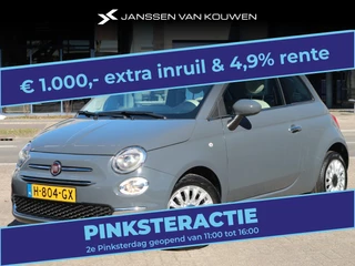 Fiat 500 0.9 TwinAir Turbo Lounge / Navigatie / Parkeersensoren / Cruise Control
