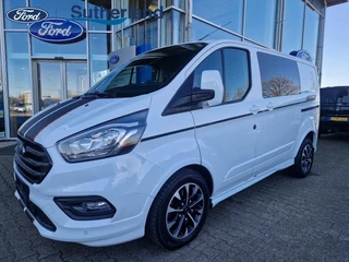 Ford Transit Custom 310 2.0 TDCi EcoBlue 310 L1 Sport | Dubbele Cabine | 170pk Automaat | DC | Achteruitrijcamera | Dubbele schuifdeur | Stoelverwarming