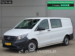 Mercedes Vito 111 Dubbel Cabine L2H1 Navi Trekhaak Airco Camera Parkeersensoren L2 Doka Mixto 6m3 Airco Dubbel cabine Trekhaak