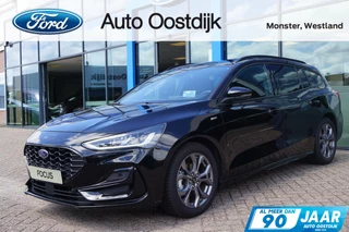 Ford Focus Wagon 1.0 EcoBoost Hybrid ST Line 125PK Automaat Winterpack SYNC4 Cruise Navi Camera Climate Parkeersensoren Privacy Glass *1500KG Trekgewicht*