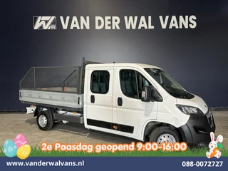 Peugeot Boxer 2.0 BlueHDI 130pk Pick up Dubbel Cabine Open laadbak Euro6 Airco | 7-Zits | Trekhaak | Navigatie