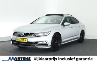 Volkswagen Passat 1.4 TSI 150pk DSG ACT R-Line Highline Trekhaak Camera Leder Virtual Cockpit Stoelverwarming Navigatie Panoramadak