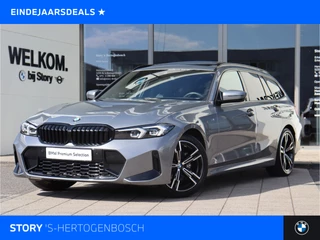 BMW 3 Serie Touring 318i M Sport Automaat / Panoramadak / Trekhaak / Sportstoelen / Achteruitrijcamera / Comfort Access / M Sportonderstel /Stoelverwarming / Widescreen Display