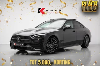 Mercedes-Benz C-klasse 180 AMG Line |Pano|Burmester|Memory|360 Camera|