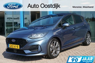 Ford Fiesta 1.0 EcoBoost ST-Line 100PK Winterpack Camera Adaptieve Cruise Climate Keyless Carplay-Navi Privacy Glass Full LED 17* Inch Velgen *Sportief*