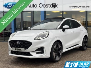 Ford Puma 1.0 EcoBoost Hybrid ST-Line X 155PK Automaat Afn. Trekhaak Panodak Winterpack Adaptieve Cruise 19" Velgen Camera B&O Keyless Matrix-LED Climate Privacy Glass *Full-Options*