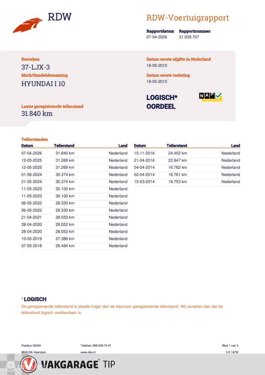 Hoofdafbeelding Hyundai i10