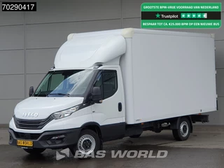 Iveco Daily 35S16 Automaat Bakwagen Achterdeuren 160PK Airco Camera Euro6 Meubelbak Koffer 21m3 Airco