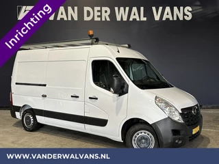 Opel Movano 2.3 CDTI 145pk L2H2 inrichting Euro6 ** Airco | Omvormer | Navigatie | Imperiaal | Camera | Trap Cruisecontrol, 2500kg Trekhaak, Parkeersensoren, Bijrijdersbank