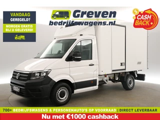 Volkswagen Crafter 35 2.0 TDI | Koelwagen -9 C° | 177PK Bakwagen Zijdeur Airco Koelauto 3 Persoons Laadbak Achterdeuren Elektrpakket