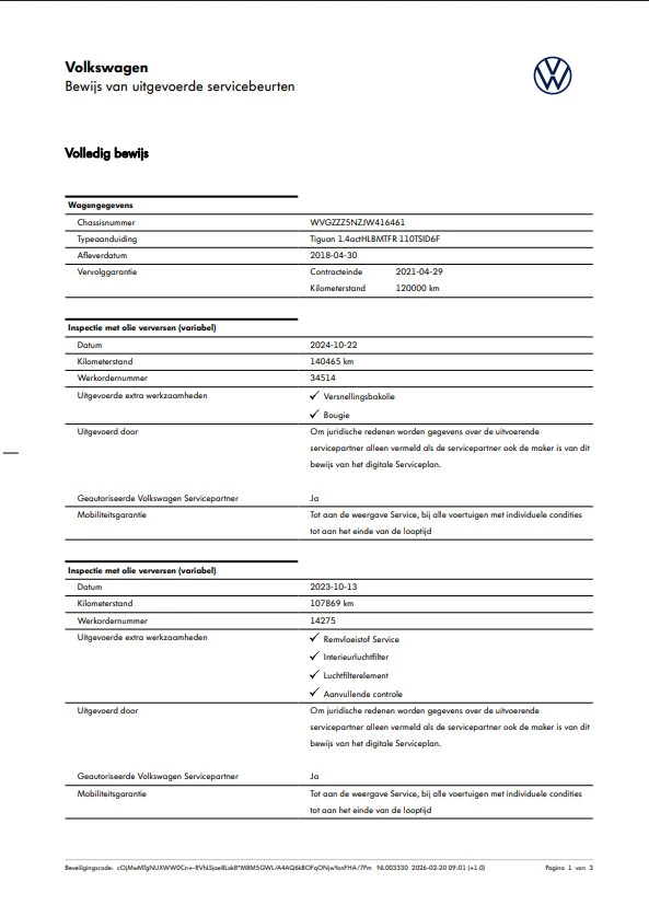Hoofdafbeelding Volkswagen Tiguan