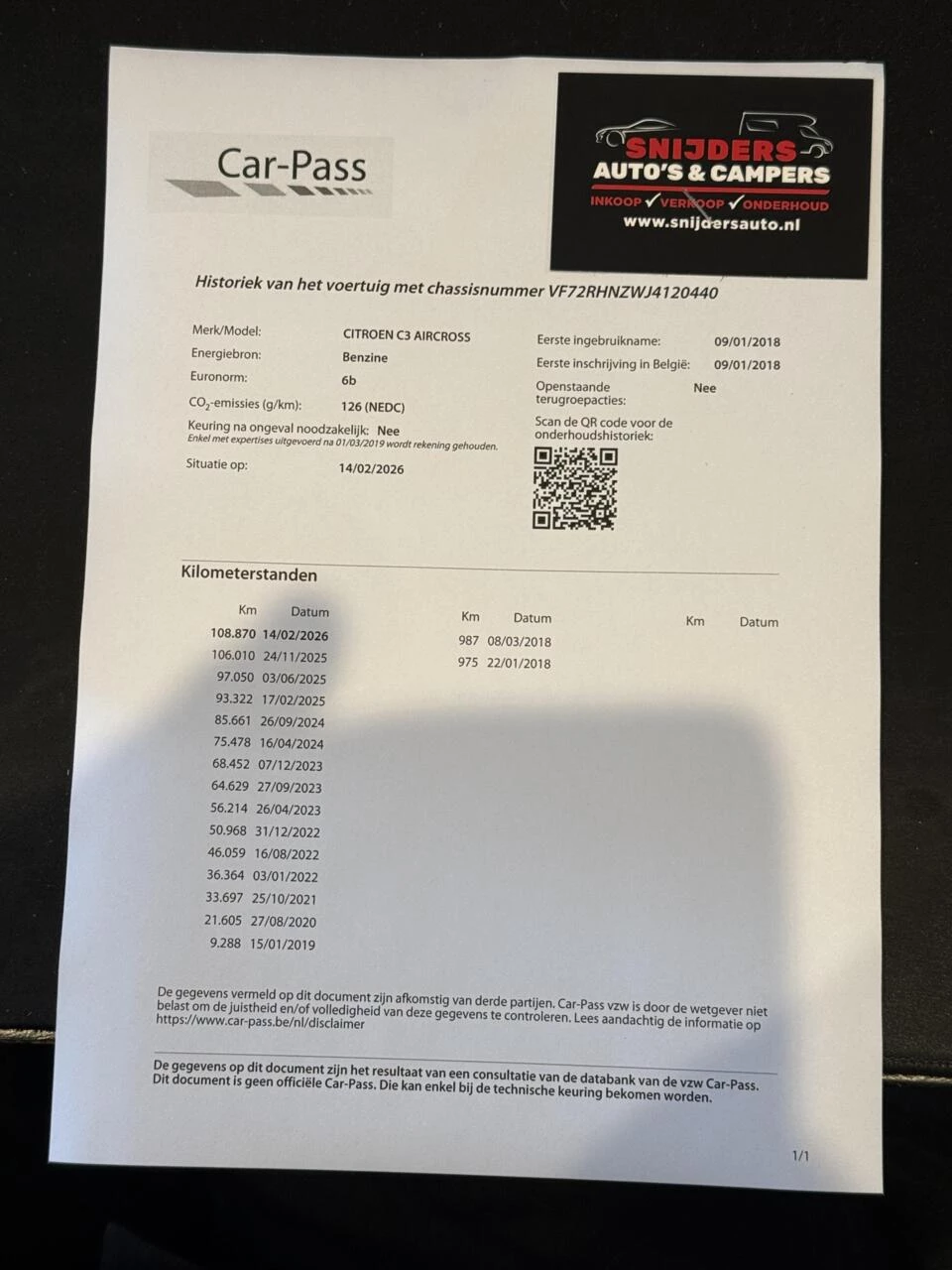 Hoofdafbeelding Citroën C3 Aircross