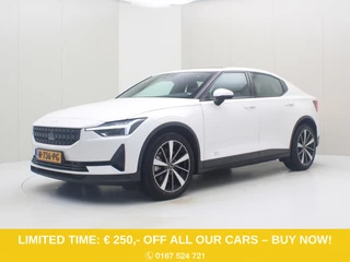 Polestar 2 Long Range Single Motor 78kWh 91% SoH Plus Pack [ PANODAK+CAMERA+19INCH+STOELVERWARMING+H/K AUDIO ]