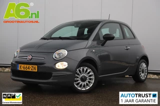 Fiat 500 1.0 Hybrid Cult 69PK Navigatie Airco Radio Bluetooth LMV PDC Zwarte Hemel