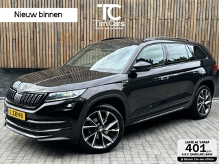 Skoda Kodiaq 1.5 TSI Sportline Automaat | Trekhaak uitklapbaar | Navigatiesysteem | Stoelverwarming | Stuurverwarming | Getint glas | Cruise control | 20 inch lichtmetalen velgen | Achteruitrijcamera | Parkeersensoren voor en achter