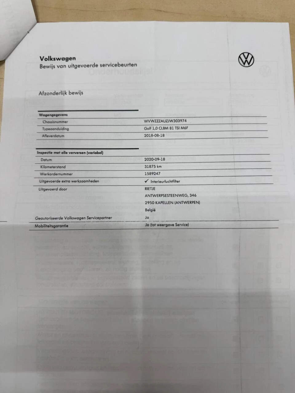 Hoofdafbeelding Volkswagen Golf