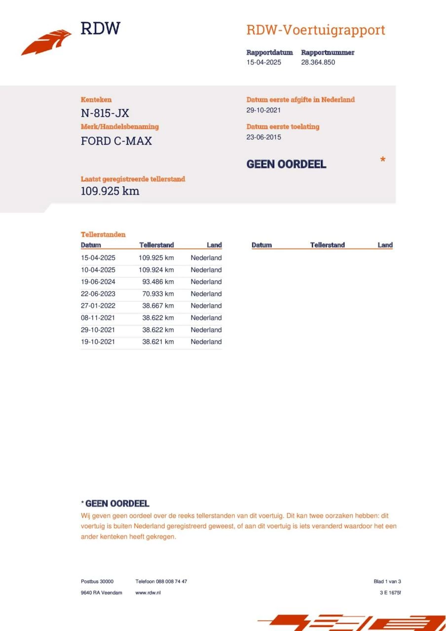 Hoofdafbeelding Ford C-MAX