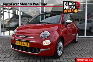 Fiat 500 C 0.9 TwinAir Turbo Lounge|Cruise control|Airco|