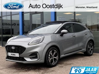Ford Puma 1.0 EcoBoost Hybrid ST-Line X 155PK Automaat Panodak Winterpack Camera Cruise Navi B&O Climate Keyless Elek. Achterklep Full-LED Privacy Glass *Sportief*