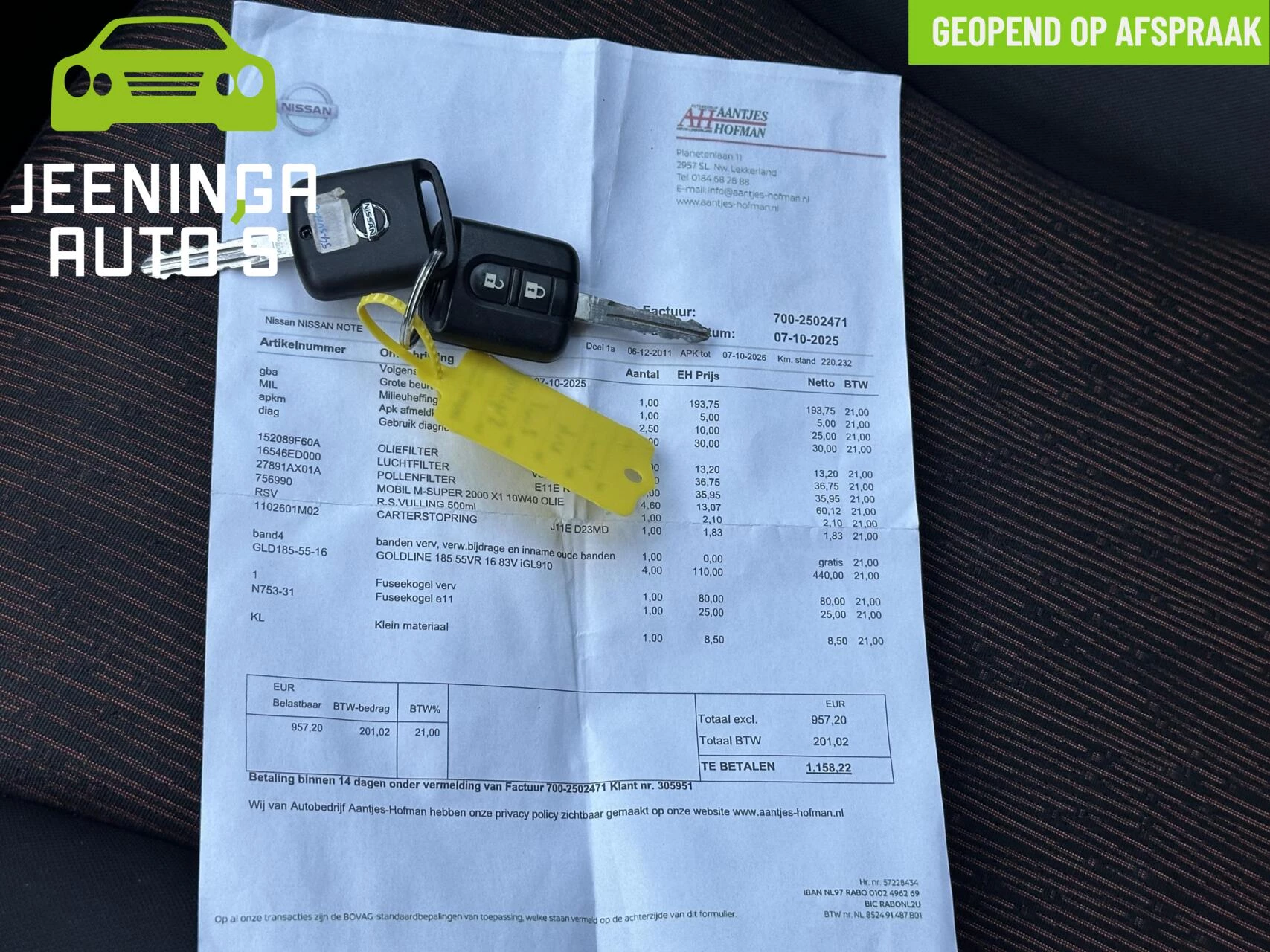 Hoofdafbeelding Nissan Note