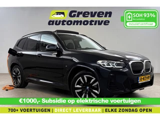 BMW iX3 Executive 80 kWh M-Sport | Snelladen | SOH 93% | Pano | Memory | Sfeer | Virtual | Camera | Sfeer | Carplay | Trekhaak