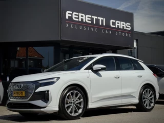 Audi Q4 e-tron 40 3X S-LINE 77 kWh LEDER 20 INCHE-LMV CAMERA-360 DIGI-DASH NAVI LED PDC